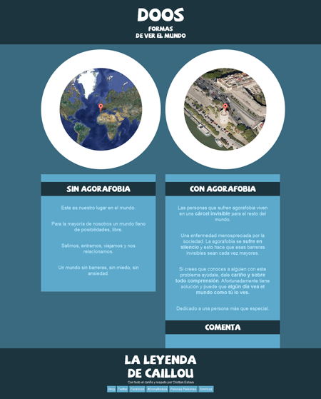 Agorafobia | Doos formas de ver el mundo | La-Leyenda-de-Caillou